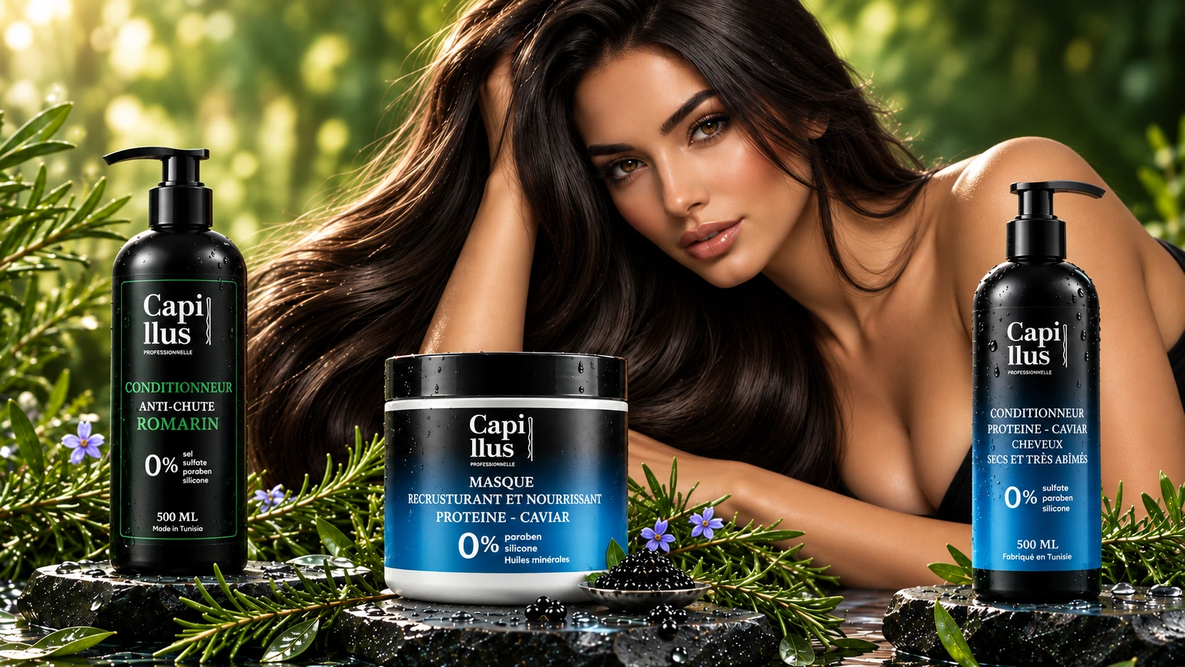 Bannière soins Capillus Professionnelle